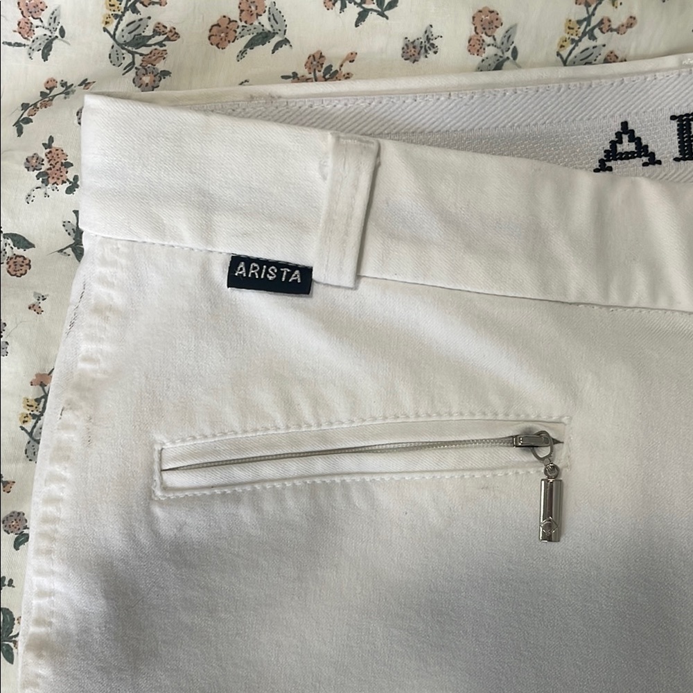 Arista White Riding Pants 28 R - Picture 3 of 7